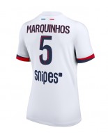 Paris Saint-Germain Marquinhos #5 Venkovní Dres pro Dámské 2025-26 Krátký Rukáv
